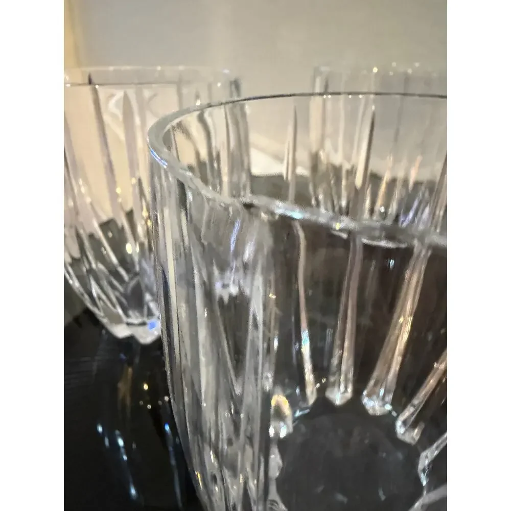 Marquis by Waterford Double Old Fashioned Glasses – Set of 3 + 1 Bonus Chipped